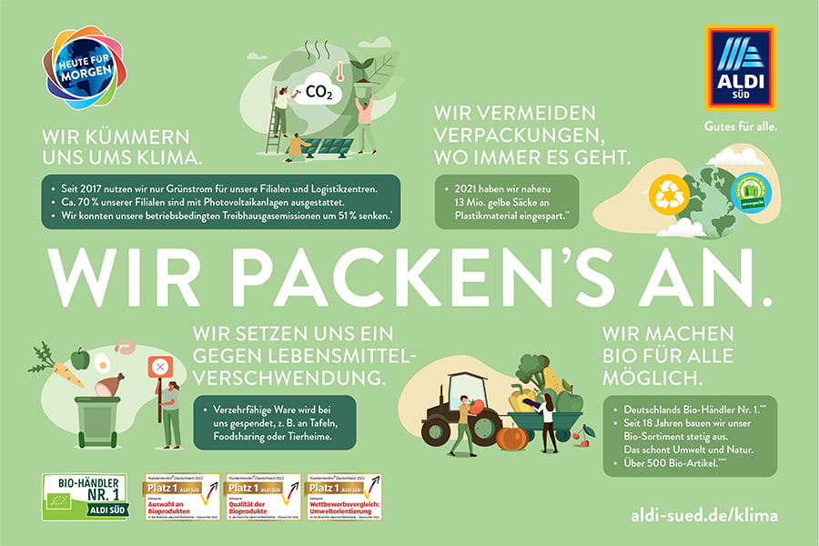 NEW CAMPAIGN: ALDI SOUTH TALKS ABOUT ENVIRONMENTAL PROTECTION