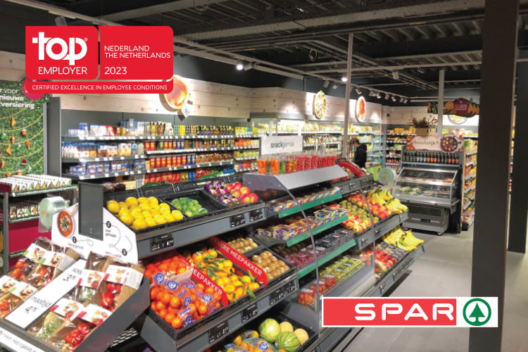 In 2023, SPAR Netherlands was once more rated a top employer.