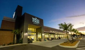 The whole foods market retail store in USA