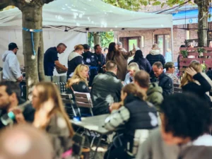 A crowd in "Chefs in Town" Gastro Festival Sizzles in Düsseldorf